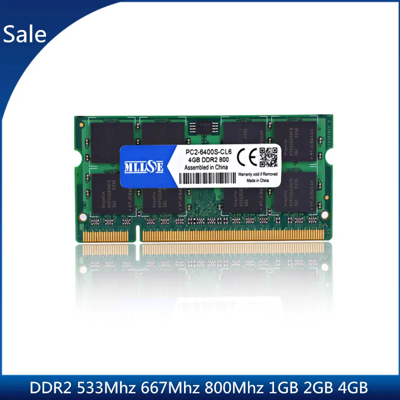 

Память MLLSE DDR2 1 Гб 2 ГБ 4 ГБ 533 МГц 667 МГц