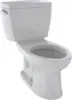 Drake Elongated Bowl and Tank, Colonial White Good performance durable comfortable quiet perfect for home or apartment 1