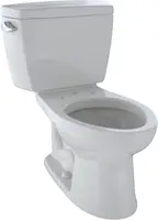 Drake Elongated Bowl and Tank, Colonial White Good performance durable comfortable quiet perfect for home or apartment 1
