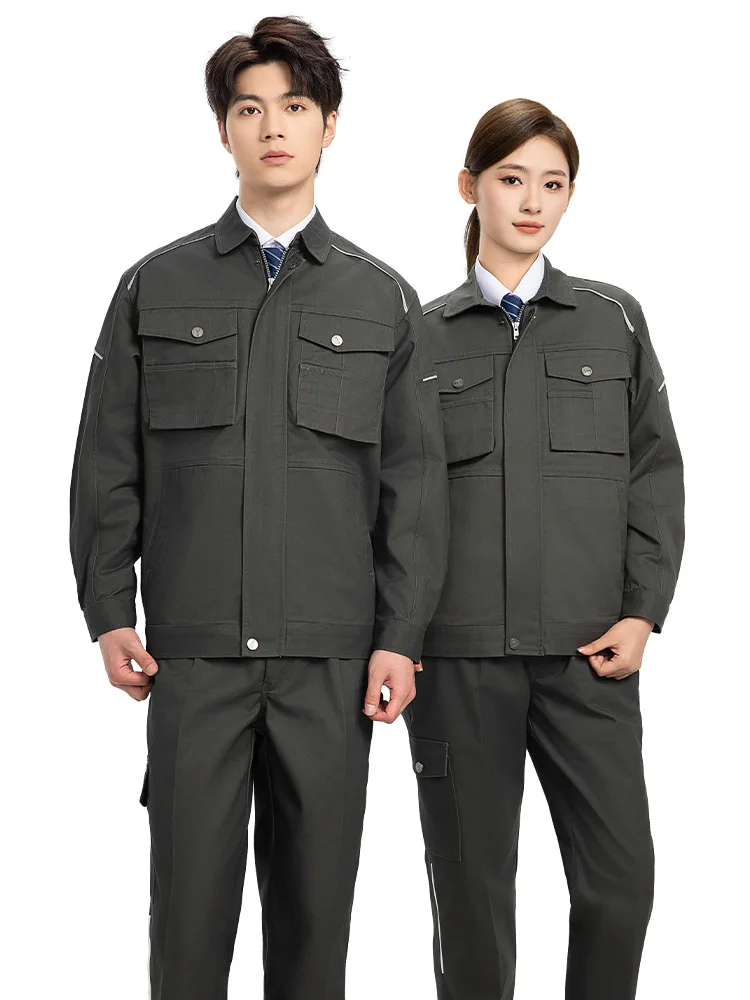 

Рабочая одежда с большими карманами Hi vis, рабочая одежда для безопасности на весну и осень, Защитный Рабочий комбинезон 5XL