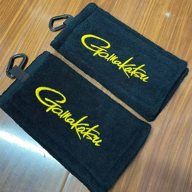 Description Picture 2 of itemGamakatsu Fishing Towel Double Layer Thicken Durable Bait Towel Absorbent Non-stick Car Wash Towel Fishing Tackle Accessorie