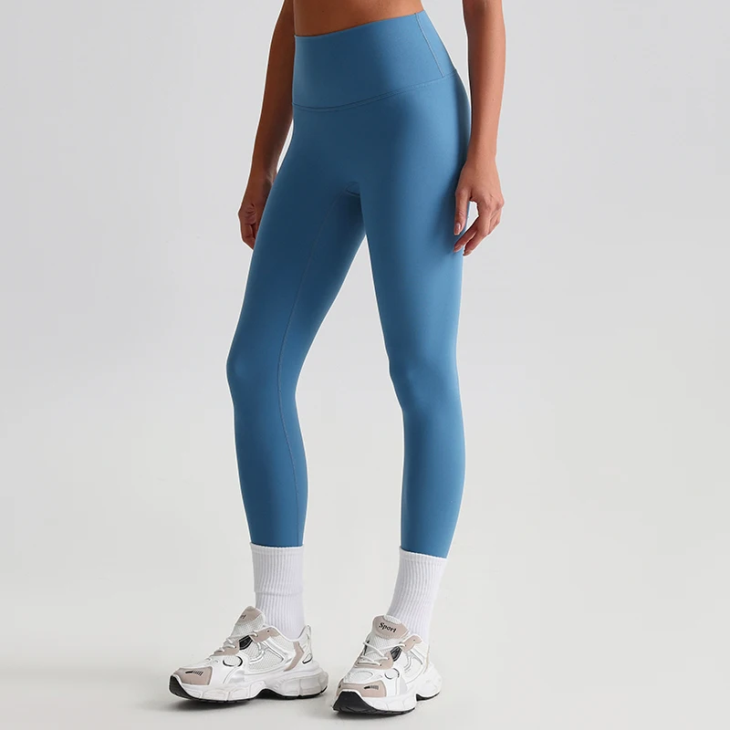 Buttery Soft Spandex Gym Tights Tummy Control Yoga Pants No Camel Toe High Waist Sport Leggings Push Up Running Pants For Women