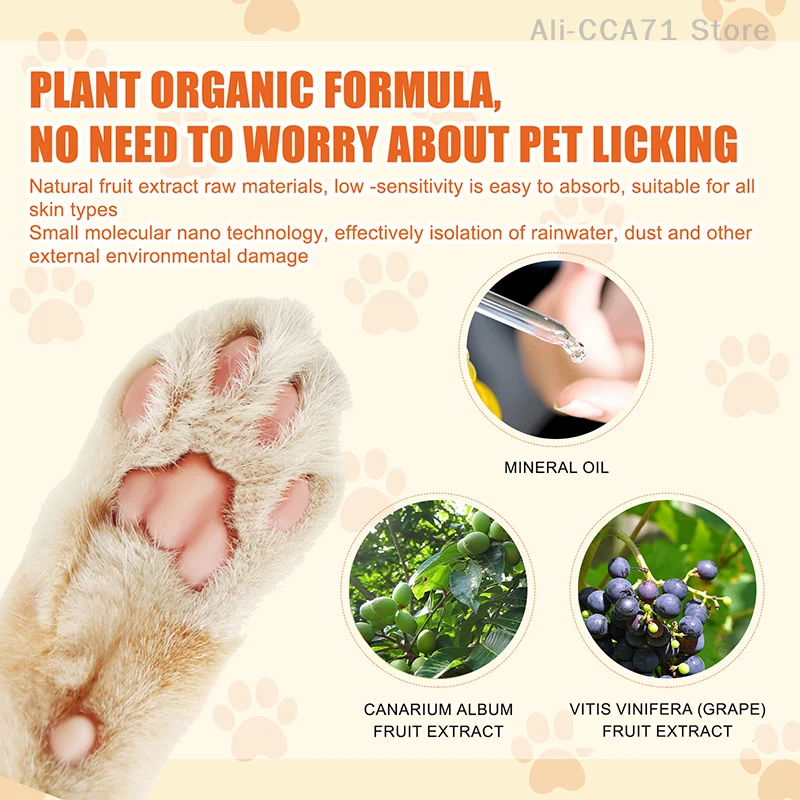 Pet Paw Balm Cat Dog Moisturizing Claw Cream Prevent Cracking Noses Paws Moisturizer Cream Dog Nose Snout Soother Pet Supplies