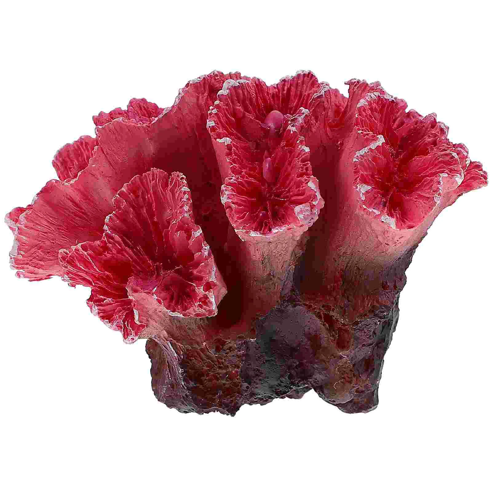 

Artificial Coral Reefs Aquarium Decorations Bathroom Plant Ornament Fish for Tank