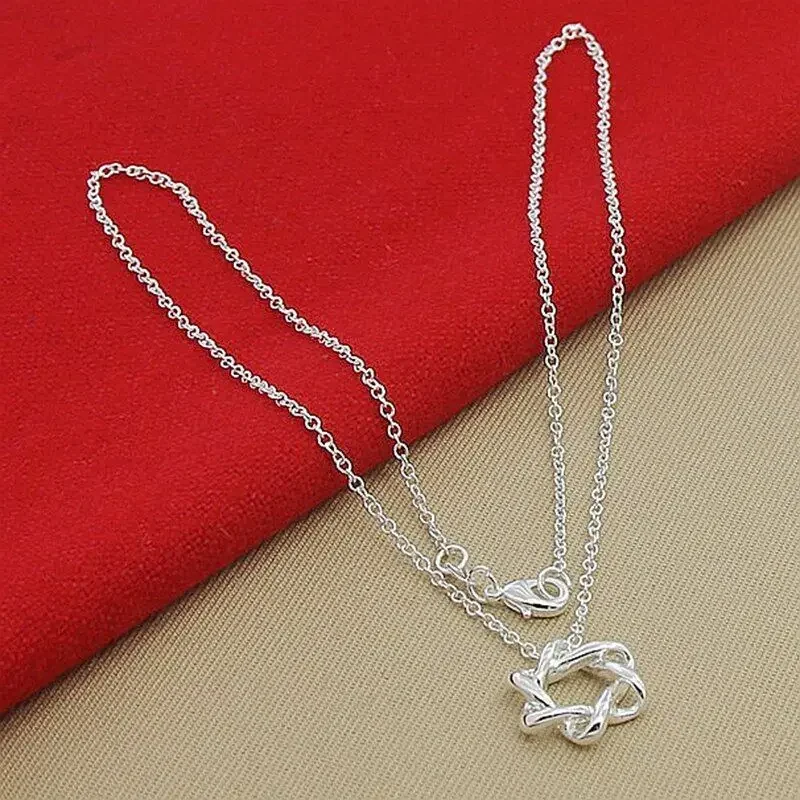 

CHUANGCHENG Celestial Charms 925 Sterling Silver Six Stars Pendant Necklace Chain Gift