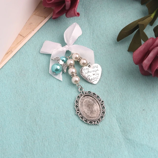 Wedding Bouquet Photo Charms Picture Charm Brooch Pin for Bridal Wedding  Party - AliExpress