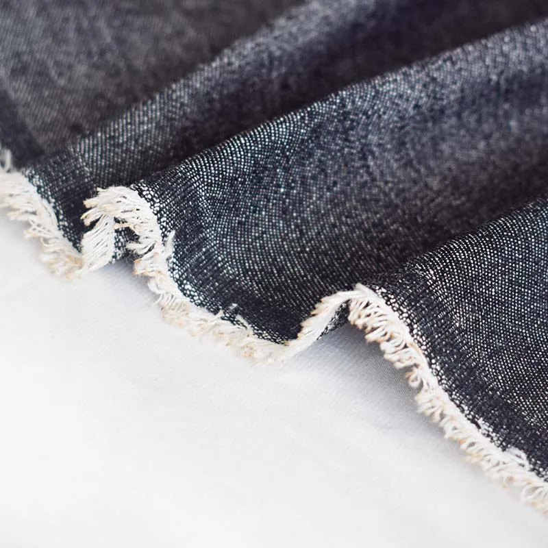 Factory Stock Price Denim Fabric Shiny Jeans Denim Fabric For Making Jean Trouser Coat Cap By The Yard