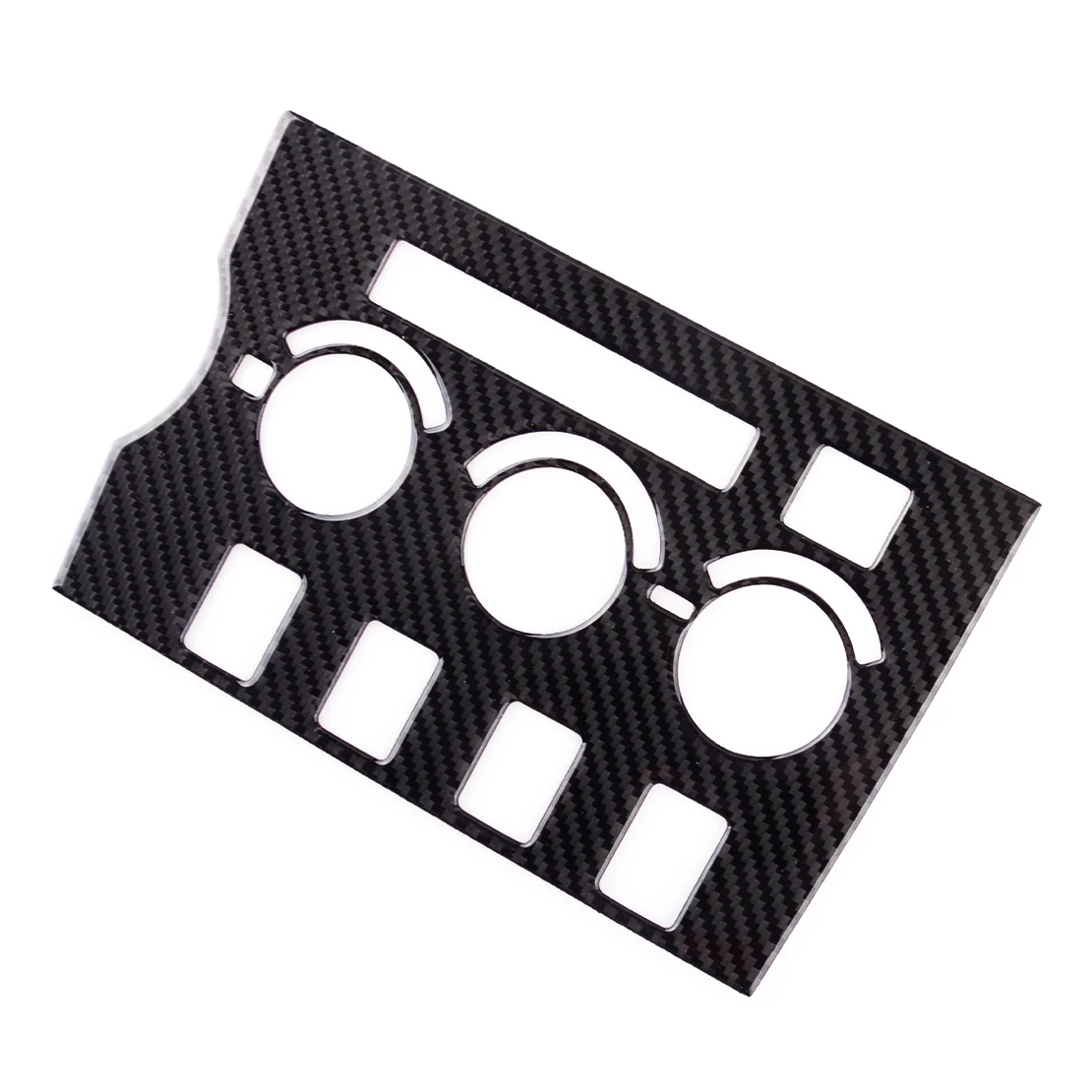 

Черная Автомобильная консоль из углеродного волокна, панель контроля климат, обшивка панели, подходит для Toyota Tundra 2007 2008 2009 2010 2011 2012 2013