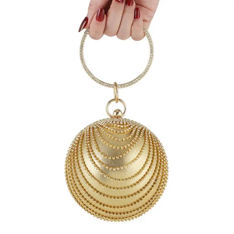 fashion ladies round ball gold glitter| Alibaba.com