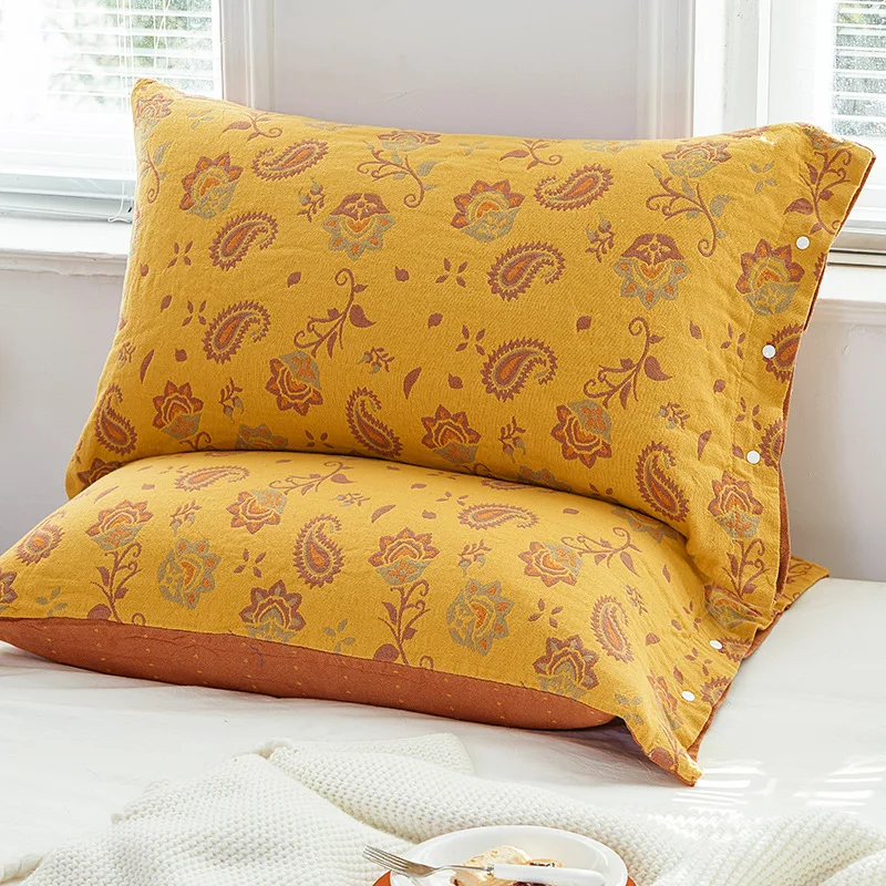 

1 Pcs Pillowcase Pillow Covers Gauze Cotton 50*75 for Children Adults Beds High Qulaity Free Shipping