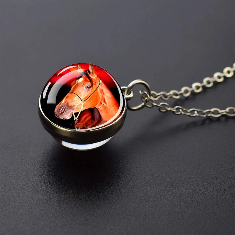 Collar de Ojos de lente de cámara, colgante de bola de cristal de doble  cara, regalo para amantes de la fotografía - AliExpress