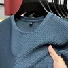 Embroidered High-quality New Men's Short Sleeved T-shirt, Cool and Breathable POLO Shirt, Business Casual, Sweat Absorbing 4