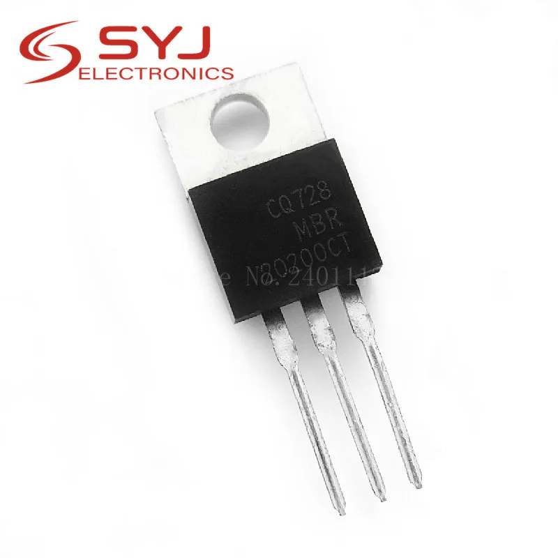 

10pcs/lot MBR20200CT TO220 MBR20200 TO-220 20200CT In Stock