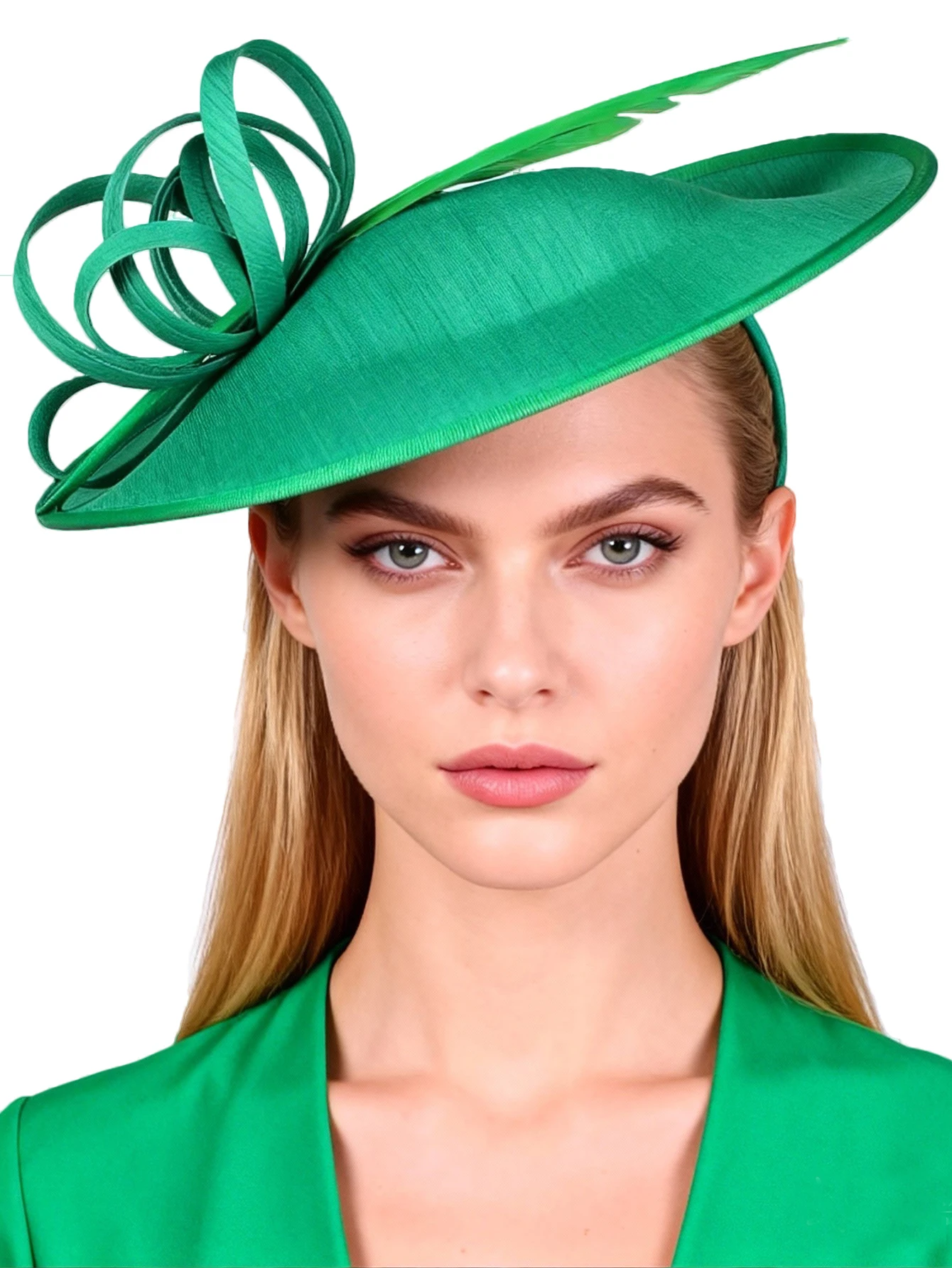 Elegante Derby-Fascinator-Hüte für Damen und Herren, formelle Kirche, Kentucky, Hochzeit, Braut, Cocktail, Teeparty-Kleid, Hut mit Feder – Detail 10