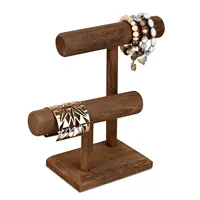 Wall Mounted Key Holder for Entryway Decorative Wall Shelf with Hooks Holds Key Rings Dog Leash Wallet Purse Wood Key Hanger 1