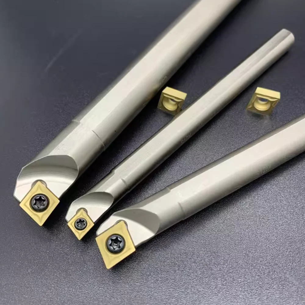 95 ° Mini-Drehmaschinen-Werkzeughalter für Metall 7-32mm SCLCL/SCLCR06 SCLCR09 SCLCR12 CNC-Halterung für CCMT-Einsätze, Lochbohrstange – Detail 13
