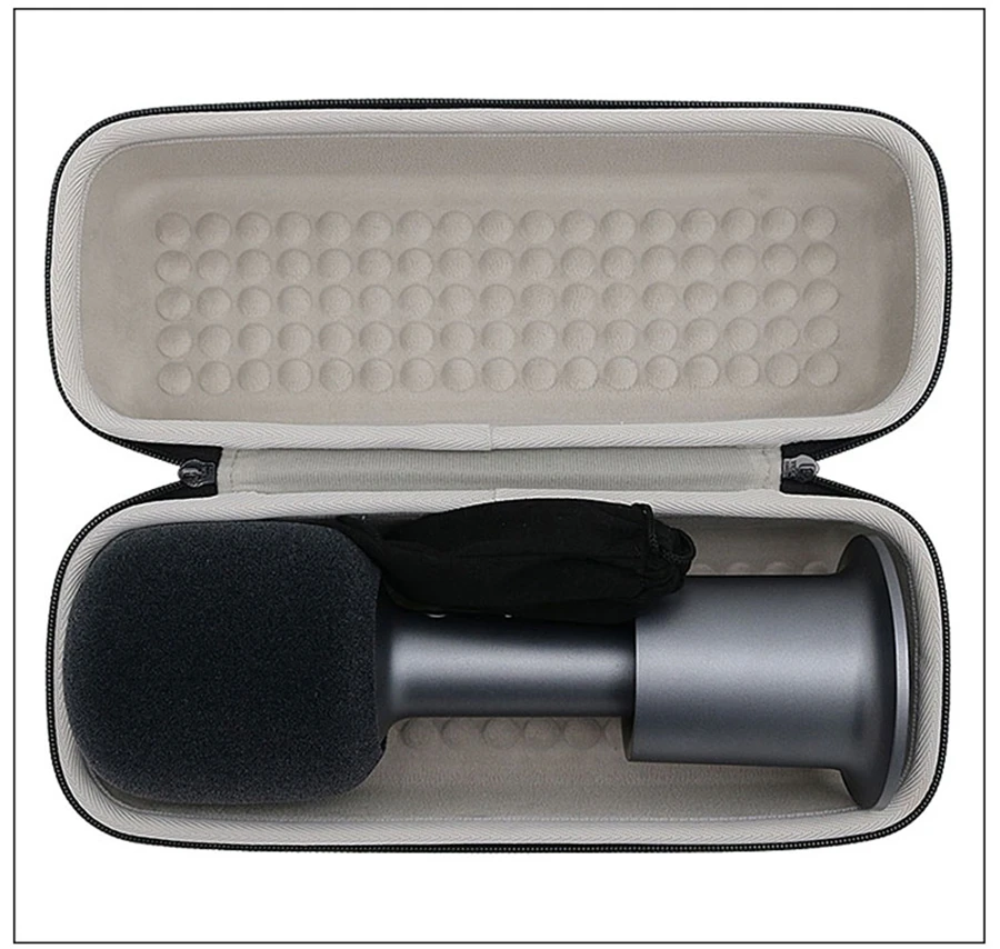 for XIAOMI MIJIA XMKGMKF01YM Microphone Storage Bag Hard EVA Box Portable Bluetooth K Song Travel Carrying Case