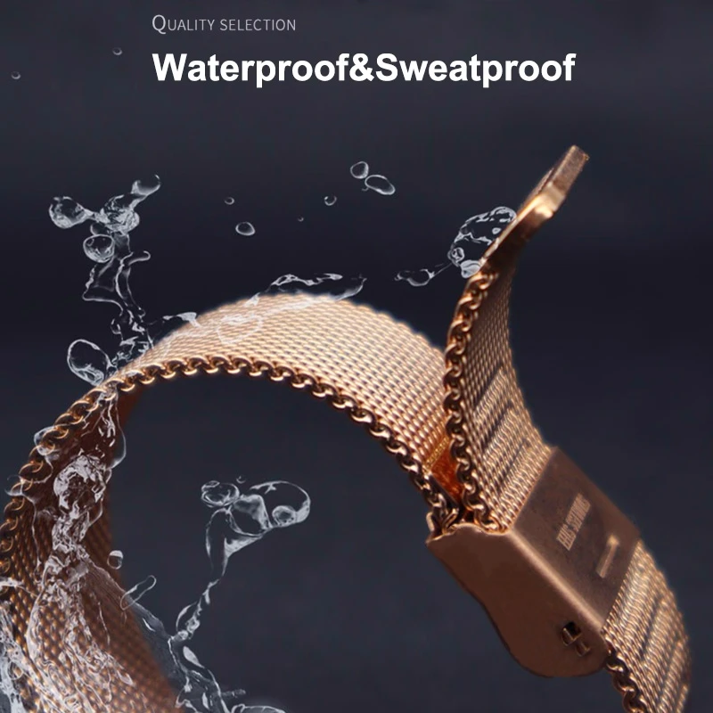 Elegant Metal Strap Bracelet for Huawei Watch - Universal 42mm/41mm Replacement Watchband