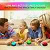 Answer Buzzers for Game Shows 4pcs Game Buzzers with Lights & Sounds Buzz Buttons for Kids - Perfect for Classroom Games 4