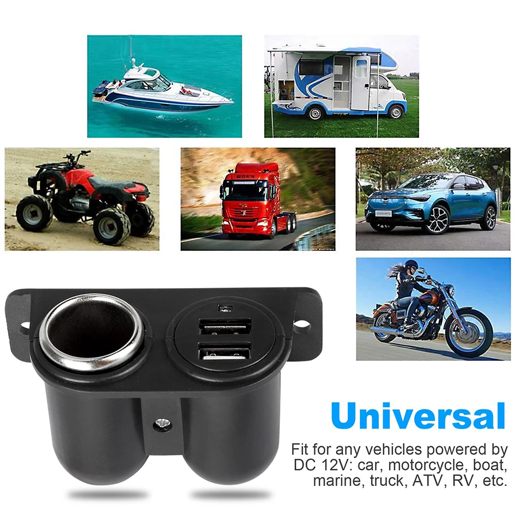 Dual USB Charger Adapter for Car and Camper