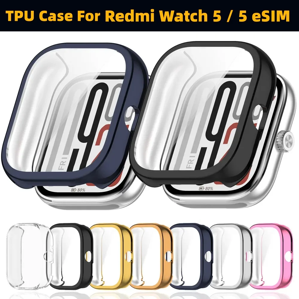 Soft TPU Full Coverage Protective Case with Screen Protector