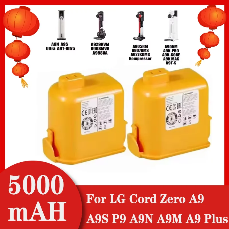 Batterie Haute Capacité 25,2 V For Aspirateur LG, Compatible Avec Les Modèles LG A9, EAC63758601, EAC63382204, EAC63382201, EAC63382202, EAC63382205 Et EAC63382208.(3000mAh Batterie Haute Capacité 25,2 V For Aspirateur LG, Compatible Avec Les Modèles LG A9, EAC63758601, EAC63382204, EAC63382201, EAC63382202, EAC63382205 Et EAC63382208.(3000mAh