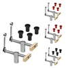 Woodworking Bench Dog Clamps With Bench Dog Stop Sets, Clip Clamp Fixture Vise Benches Joinery Carpenter Tools 1