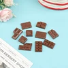10Pcs 1:12 Dollhouse Miniature Chocolate Snacks Model Food Accessories For Doll House Decor Kids Pretend Play Toys Gift 4
