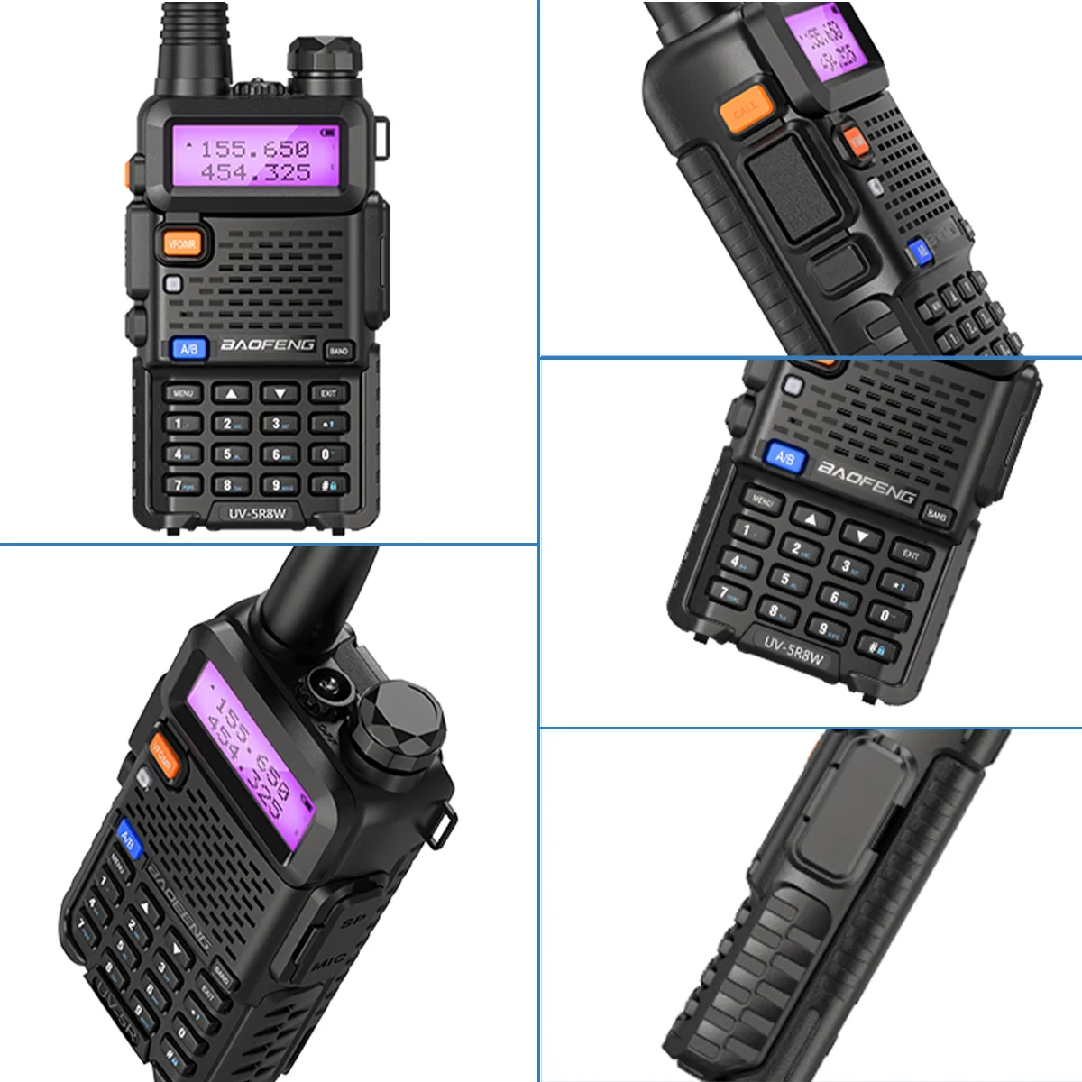 1/2/4 PCS Baofeng UV-5R 8W Walkie Talkie Ham Radio Dual Band VHF UHF Portable FM Amateur 1800mAh UV5R  Two way Radio For Climb 6