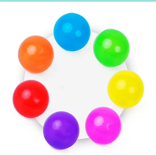 10pcs Colorful Ball Soft Plastic Ocean Ball Funny Baby Kid Swim Ball Pit Toy Water Pool Ocean Wave Ball 6