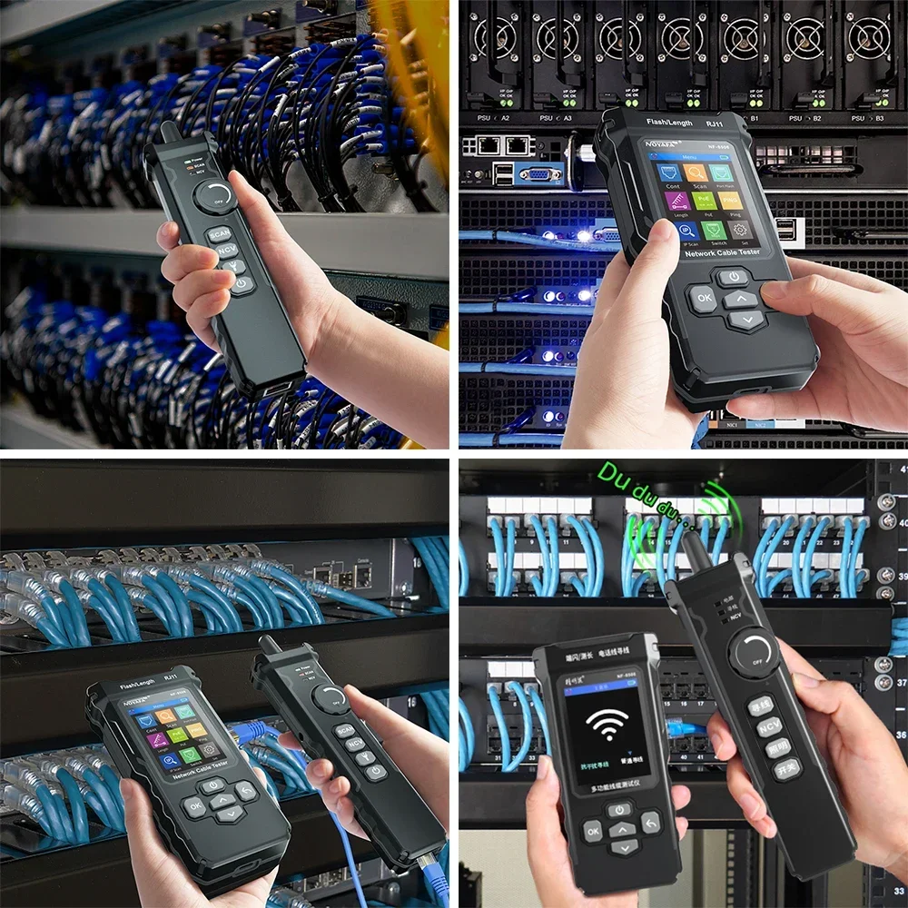 NOYAFA NF-8506 Multifunction Cable Tester Support Ethernet  IP Scan Ping Poe Test Wire Continuity Test Measure Length tool 3