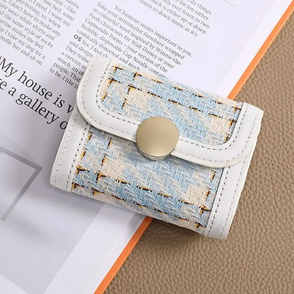 New Fashion Women's Wallet Short Coin Purse Trend Coin Clip Bag Female Elegant Multifunctional Card Bag
