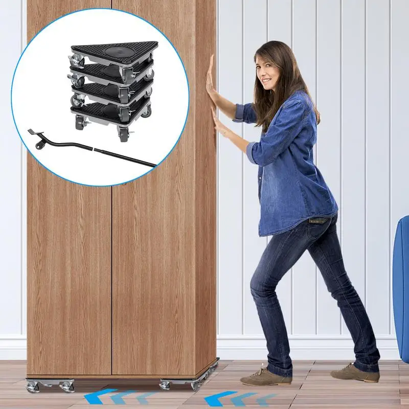 Groothandel houten dolly met 4 PP-zwenkwielen Meubeltransportdolly Hardhouten dolly Fabrikant | Ontdek de duurzame en veelzijdige materiaalbehandelingsapparatuur van