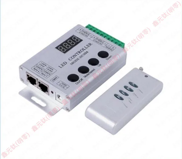 

HC008 Magic light belt controller 5-24V 3key Radio frequency remote control Signal synchronization
