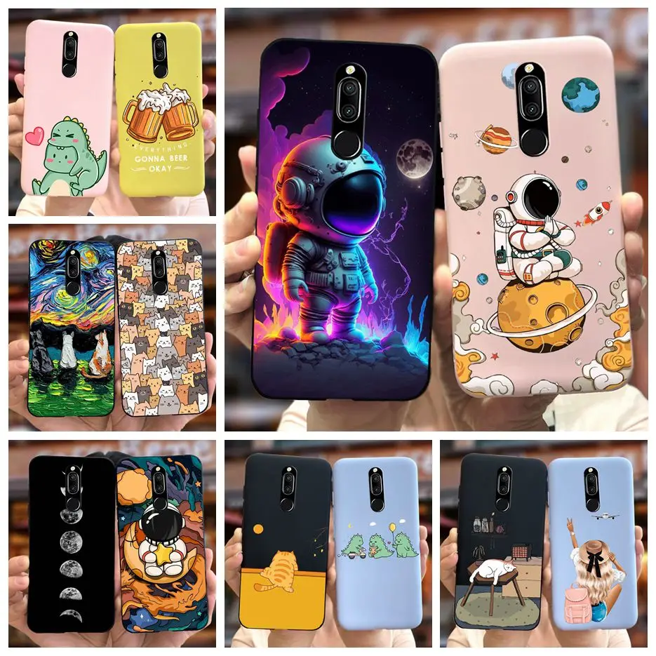 Per Huawei Nova 2I Case Mate 10 Lite Cute Astronauti Cartoon Cover Custodia Morbida In Silicone Per Huawei Mate 10 Lite Nova2I Coque