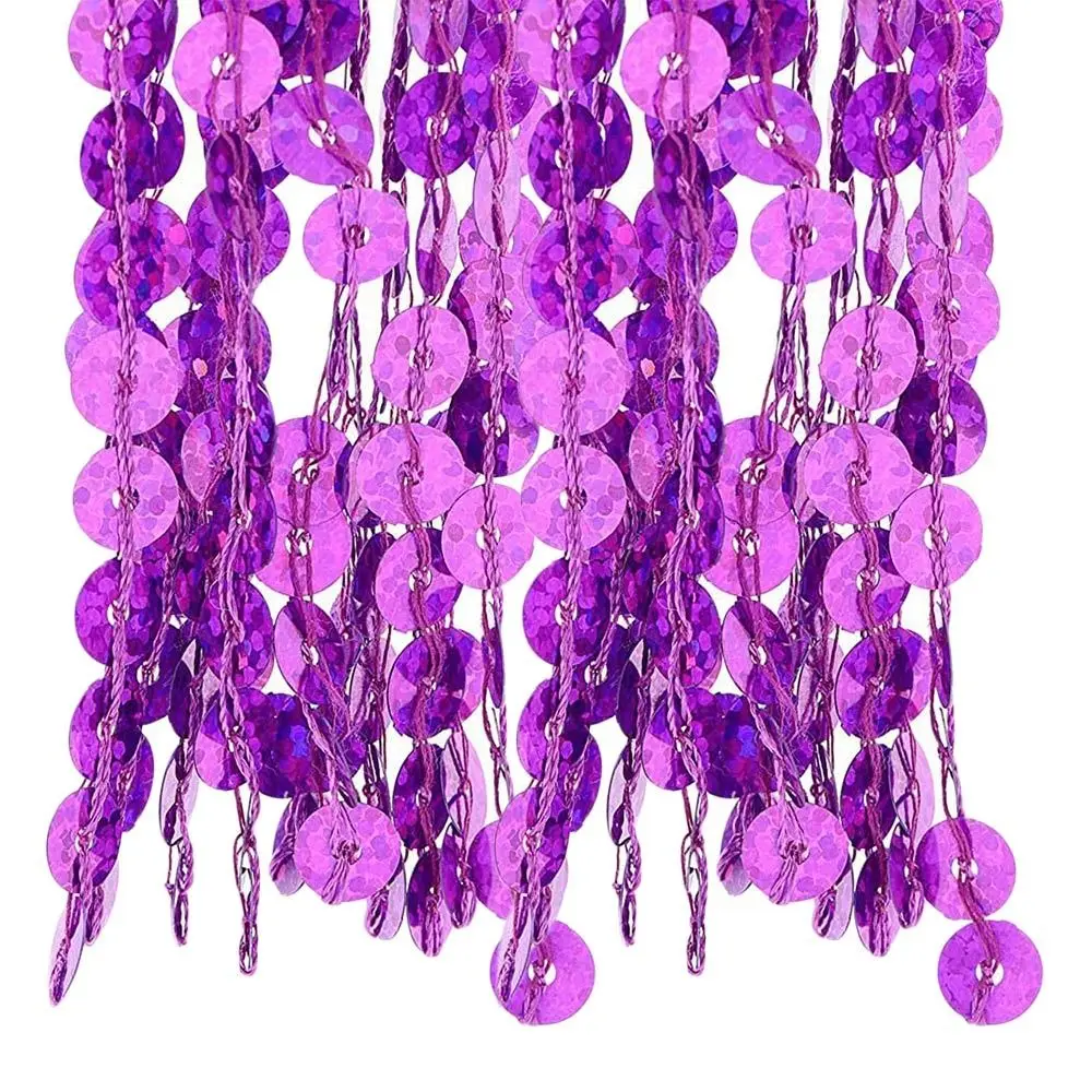 Tiaobug Frauen glänzende Pailletten Quasten Karneval Rave Leistung Bauchtanz Kostüm Halfter BH Tops mit Hüfttuch Wickel rock Set – Detail 10