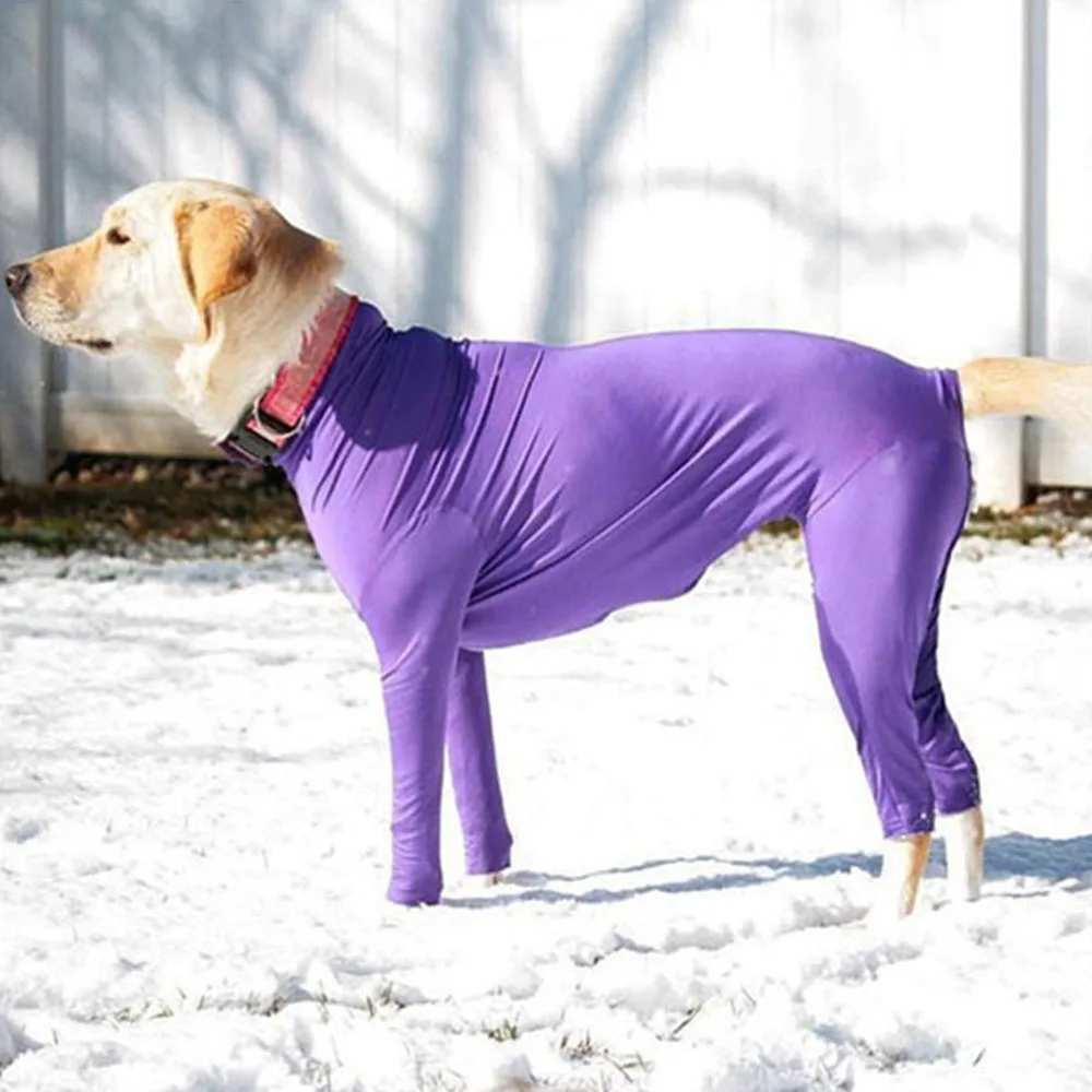 Dog Onesie Clothes Shedding of Dog Hair for Home Car Travel Anxiety Calming Shirt Surgery Recovery Body Jumpsuit for Large Dogs pet clothes