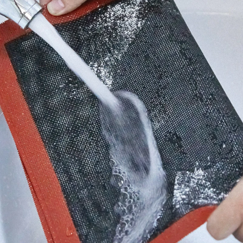 1pc Baking Pan Baking Mesh Mat Silicone Hollowed Out Breathable Mesh Nonstick Mat Biscuits High Temperature Oven