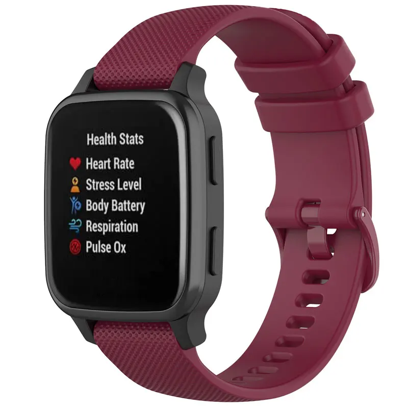 Versatile 20mm Silicone Watchband - Premium Replacement Wristband Strap
