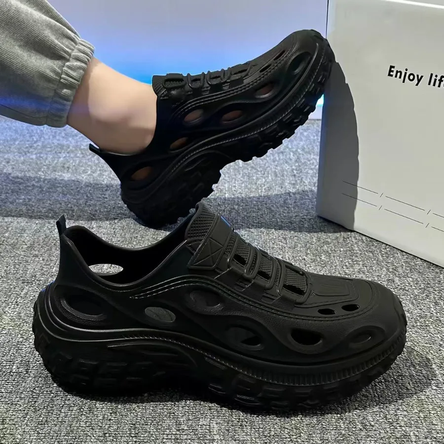 Zoccoli Estivi da Uomo 2026 per Esterni, Scarpe da Spiaggia Antiscivolo, Anti-Odore, a Punta Chiusa, Scarpe da Pesca da Donna per Esterni