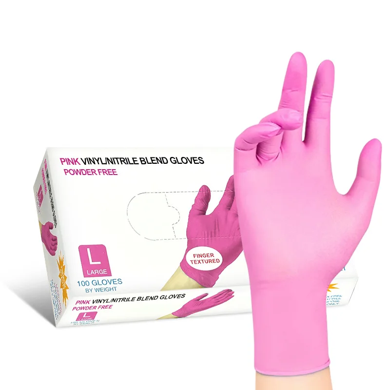 20pcs Disposable Nitrile Rubber Latex Gloves for Kitchen Dishwashing Work Garden Household Cleaning Beauty Salon disposable gloves nitrile gloves cleaning gloves