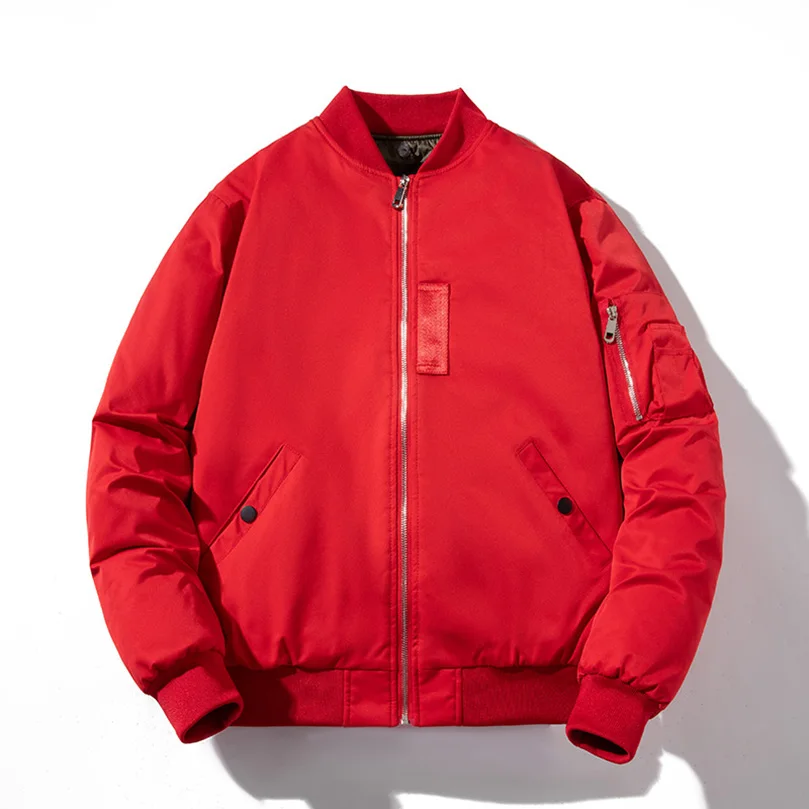 

Padded Bomber Jacket Men Women Solid Fall Winter Flight Jacket Men Youth Men Trench Coat Baseball jacket plus 5XL 2024