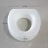 Simple Raised Toilet Seat for Elderly Tool Set Up Accessories Large Opening 6