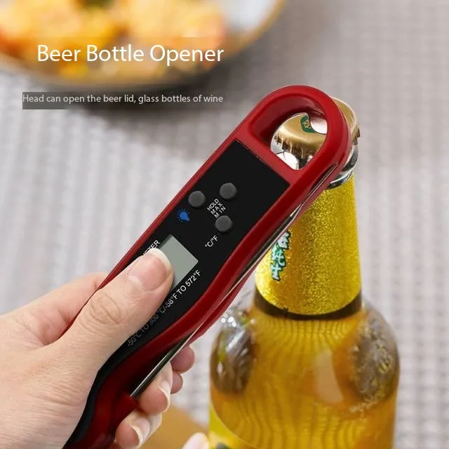 Vízálló Hústételi Hőmérő Bbq Konyhai Főzési Szerszámok Szonda Víztejolaj Folyékony Sütő Digitális Hőmérsékleti Érzékelő - Image 6