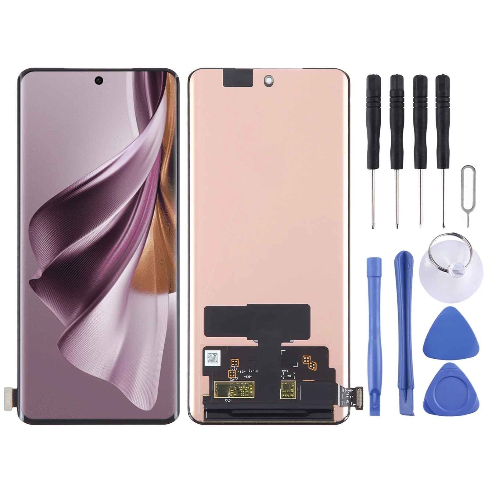 

For OPPO Reno10 Pro+ OLED Material Original LCD Screen With Digitizer Full Assembly