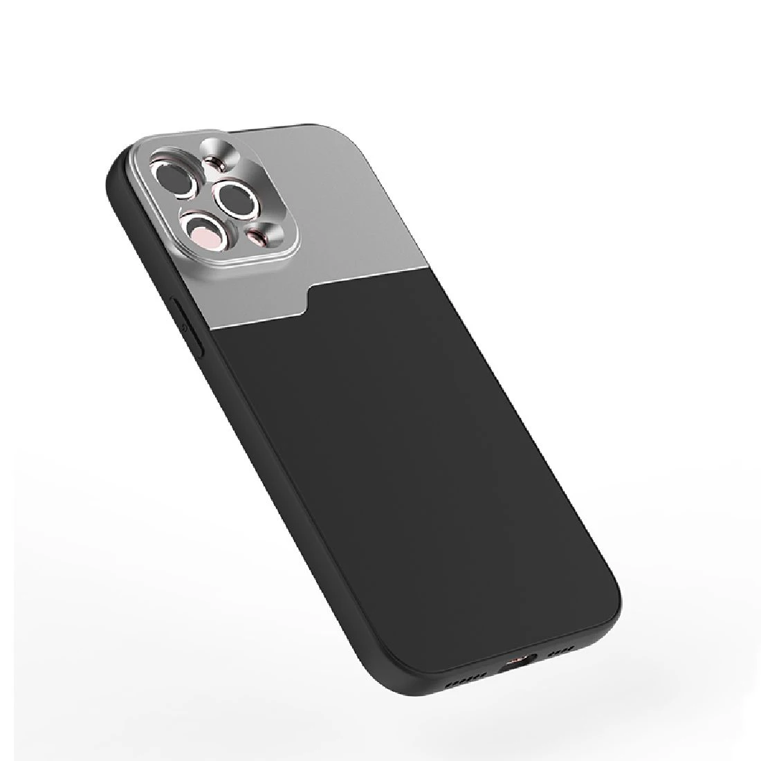 Mini Vlog Protective Mobile Phone Case with Anamorphic Macro & Wide Angle Lens Mount