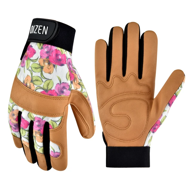 1 par de guantes de jardinería para mujer, guantes de trabajo en