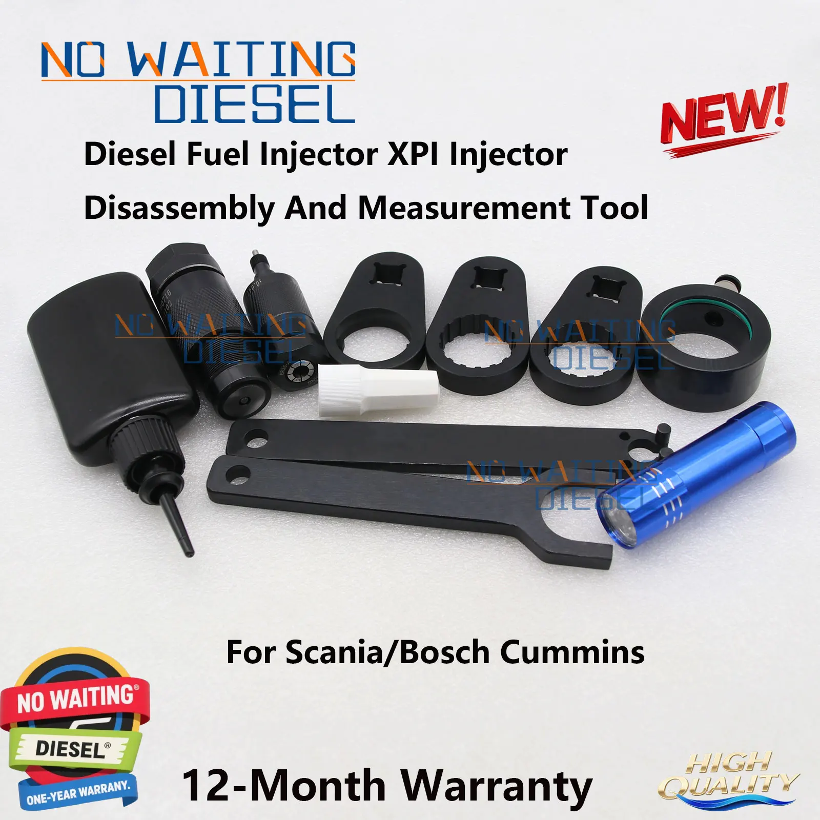 Xpi Injection Diesel Fuel Injector XPI Injector Disassembly Injection Measurement ...