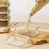 Stackable Spice Storage Boxes Plastic Seasoning Jar Multi-Layer Food Container Crisper Cereal Coffee Beans Sealed Organizers 3
