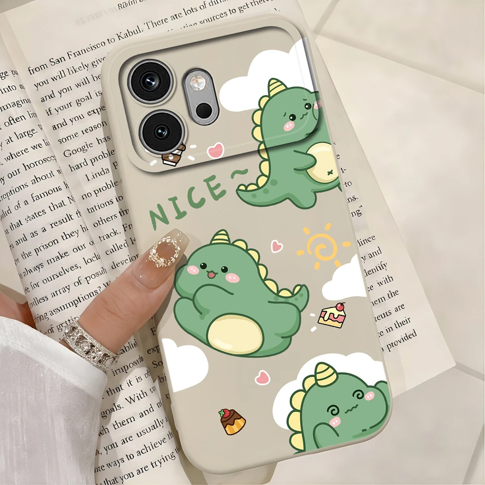 Multicolor Hearts Print Liquid Silicone Soft Shockproof Protective Phone Case